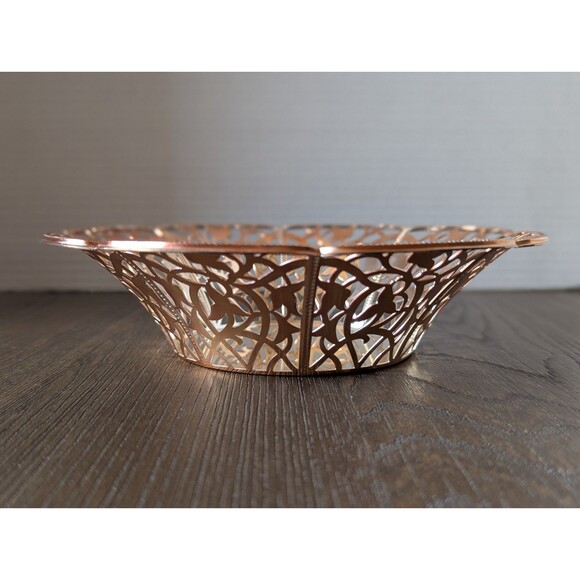 WMF Germany Art Nouveau Silverplated Bowl Ornate Floral Candy Dish Marked - Picture 8 of 16